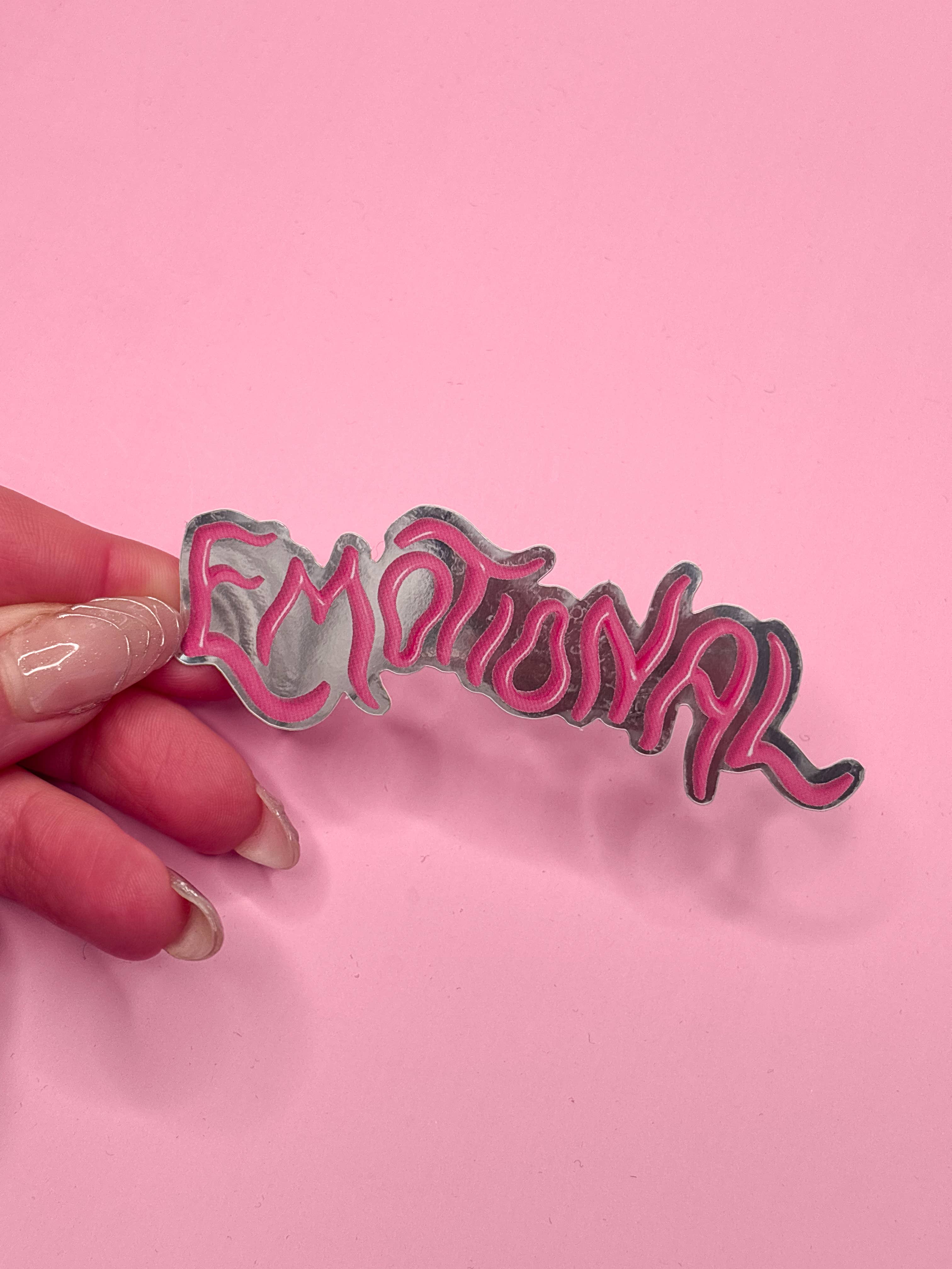 Emotional vinyl sticker
