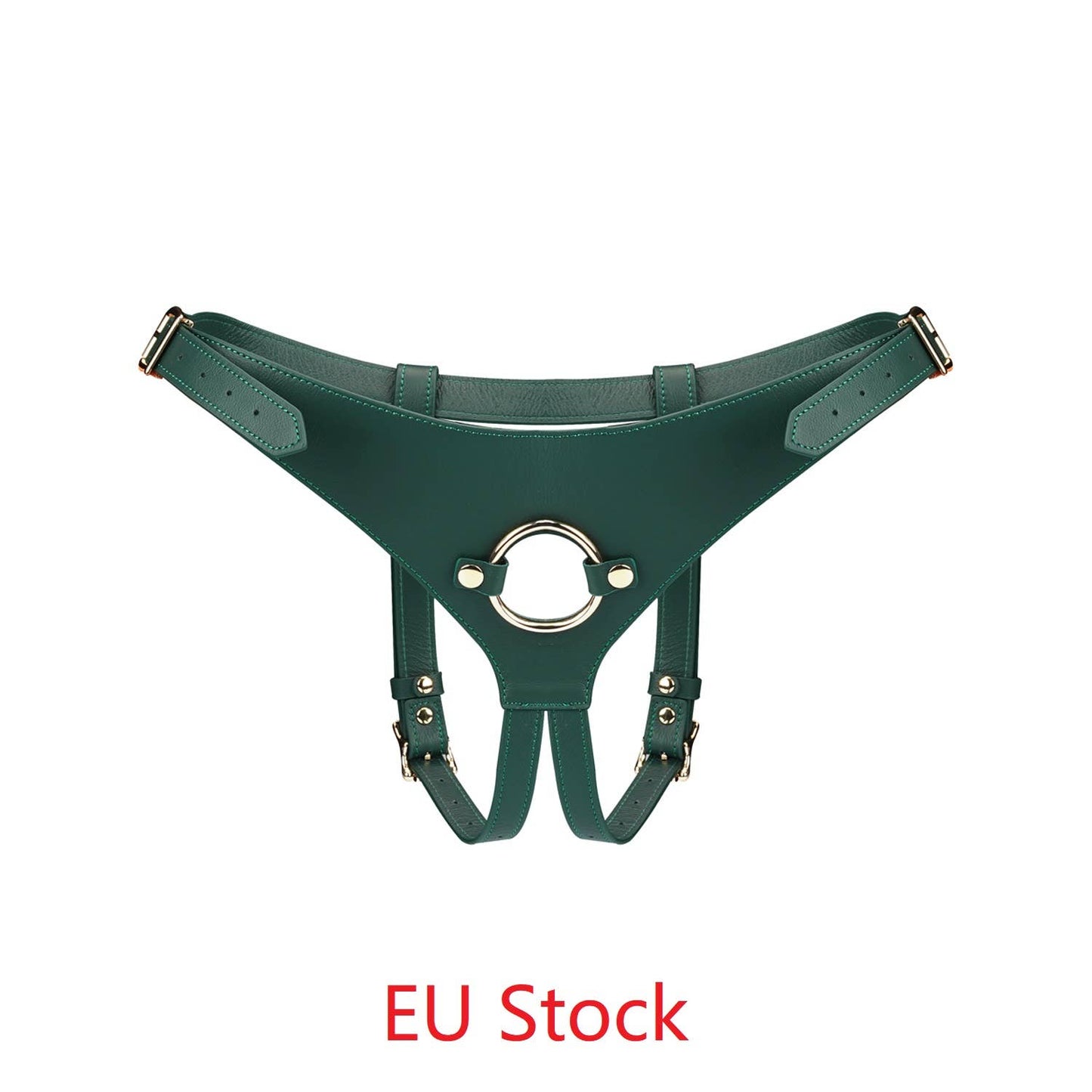 Mossy Chic Leather Strap on Harness