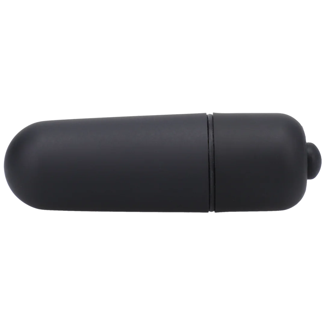 "Vibrating Butt Plug in a Bag" 12 cm Black