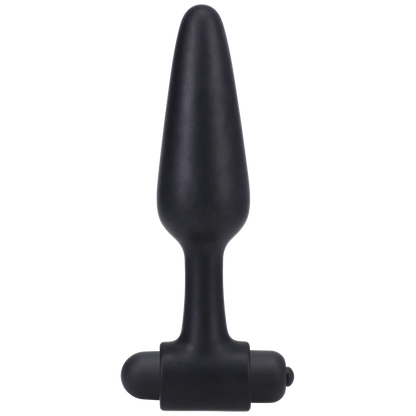 "Vibrating Butt Plug in a Bag" 12 cm Black