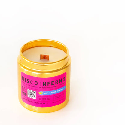 Disco Inferno Playlist Candle