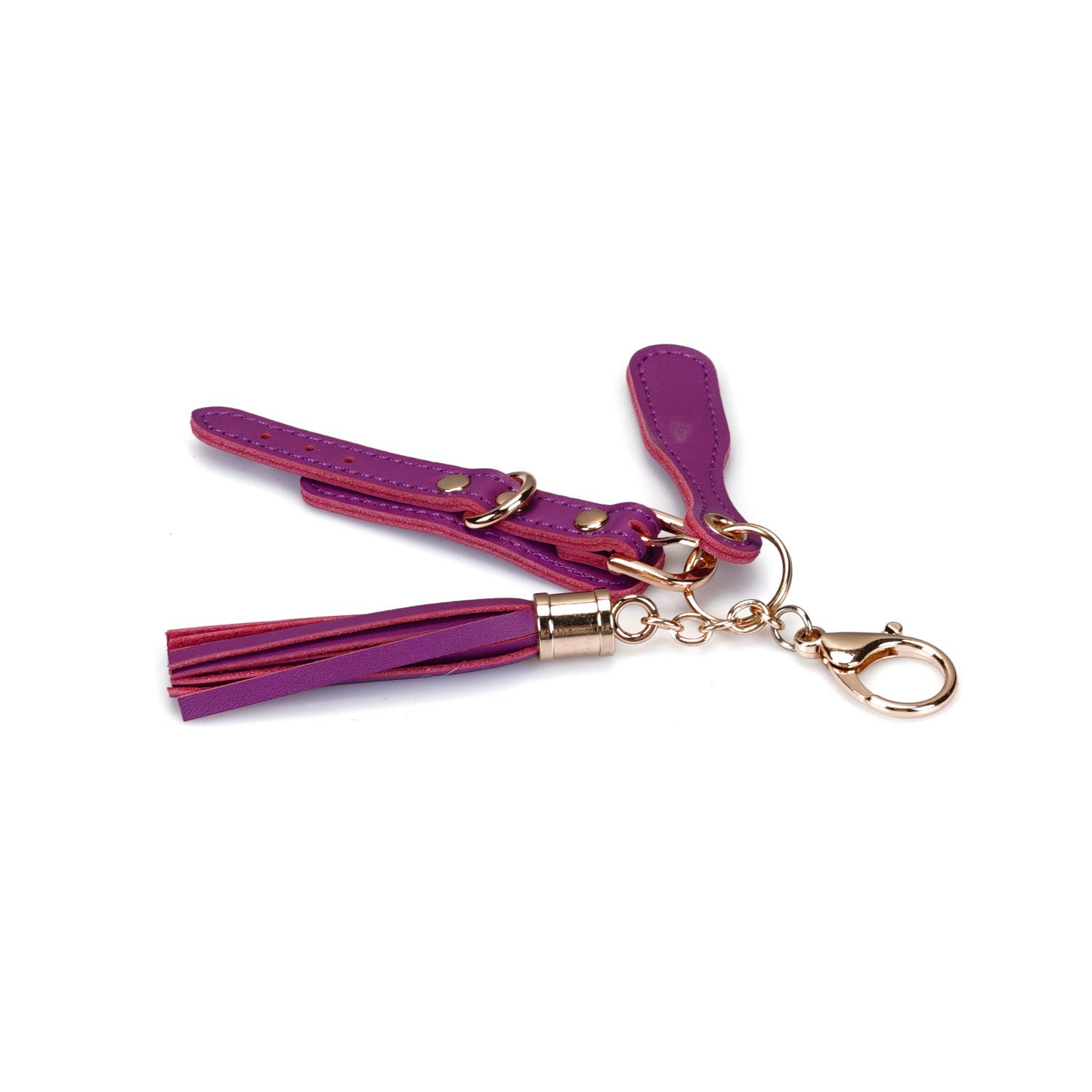 Mini BDSM-themed Keychain Set: Shiny Black