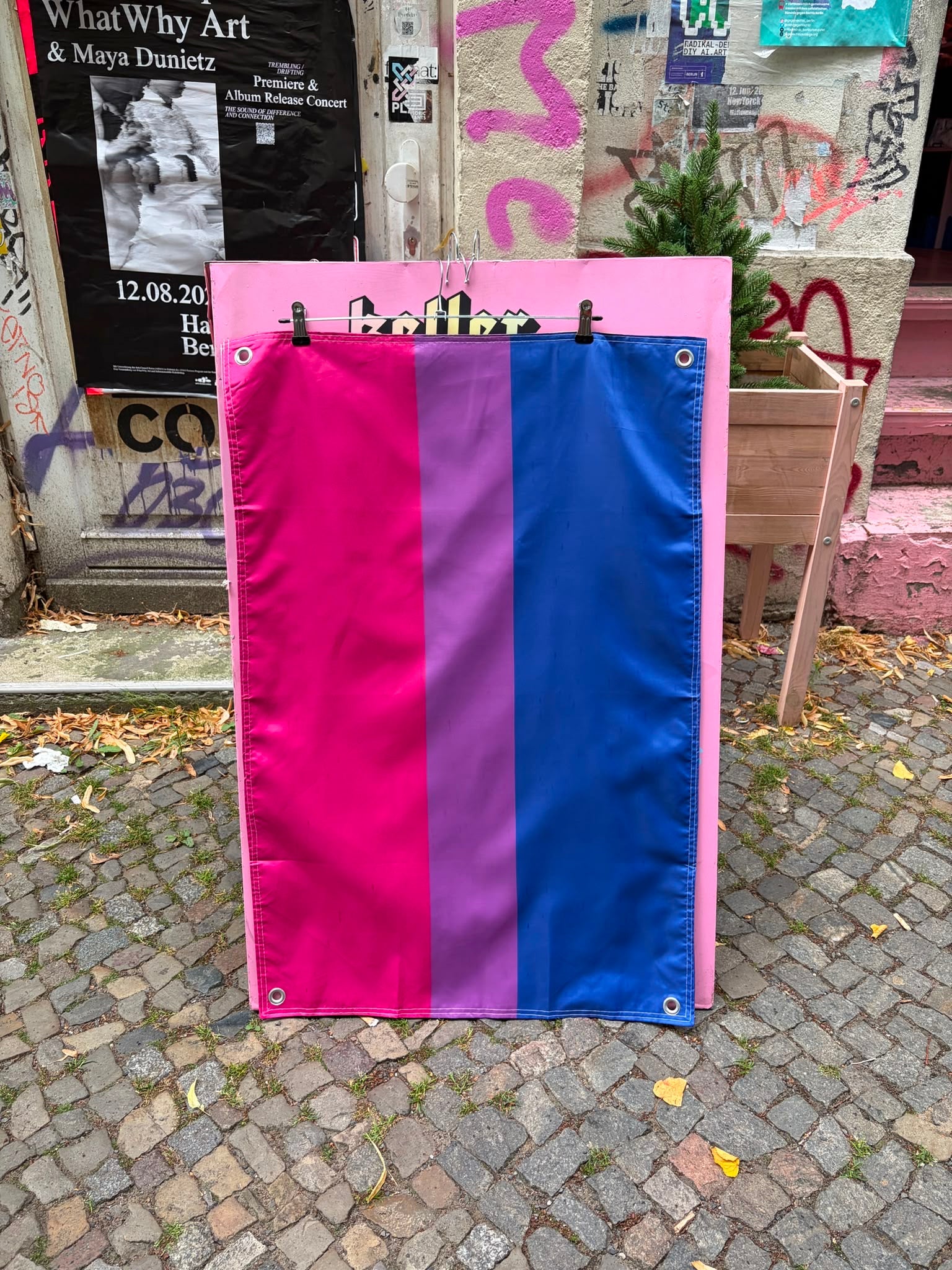 Double-sided Pride Flag "Progressive/Bi" 60x90 cm
