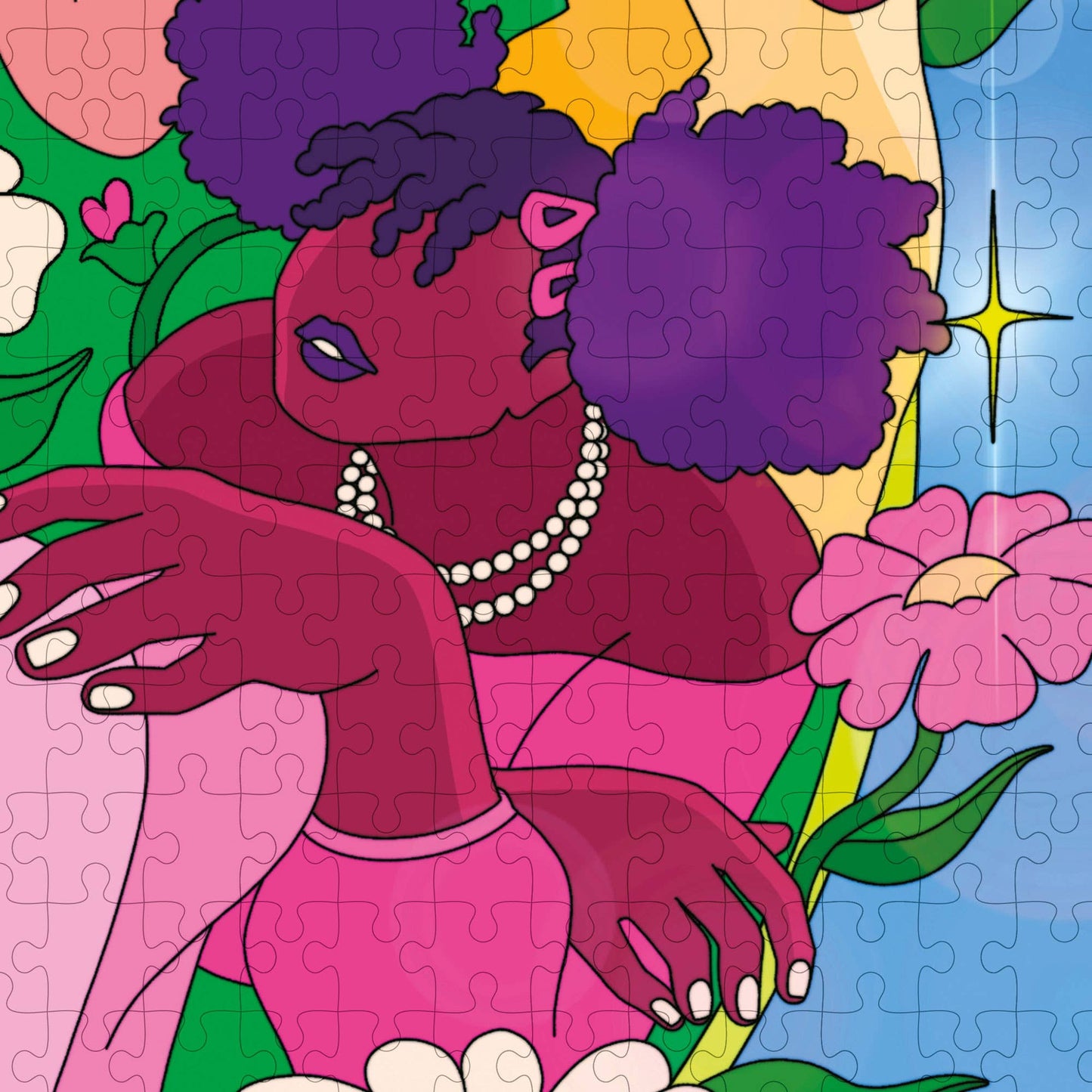 "Together We Bloom" Puzzle | Illustration: Lisa Tegtmeier