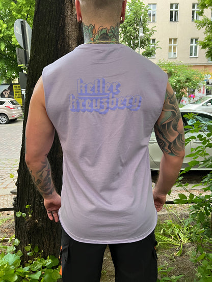 QUEER Keller Kreuzberg Sleeveless Tee lilac/lilac