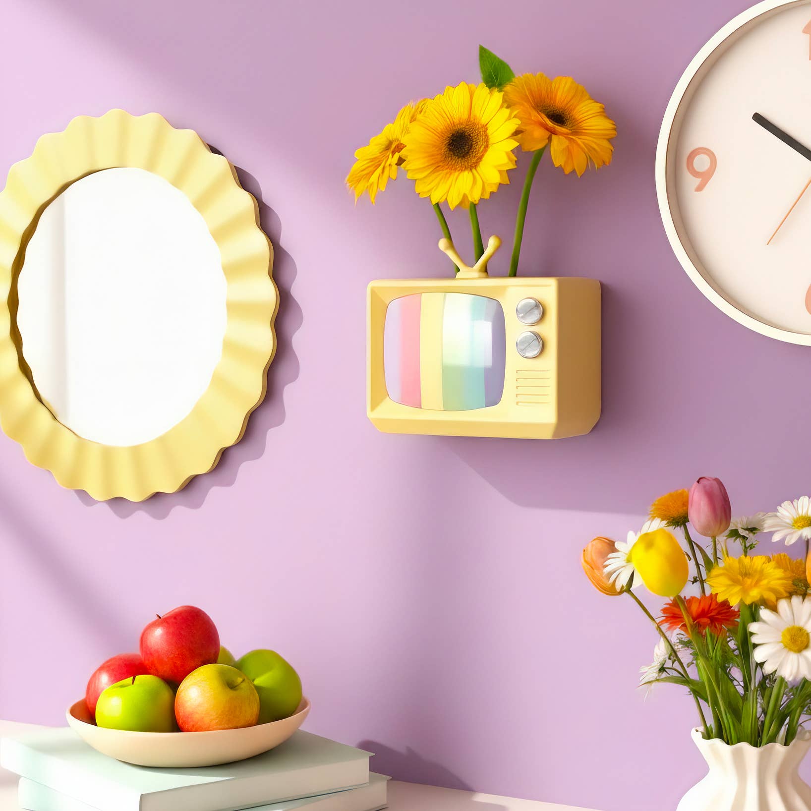 TV vase (to place or hang)