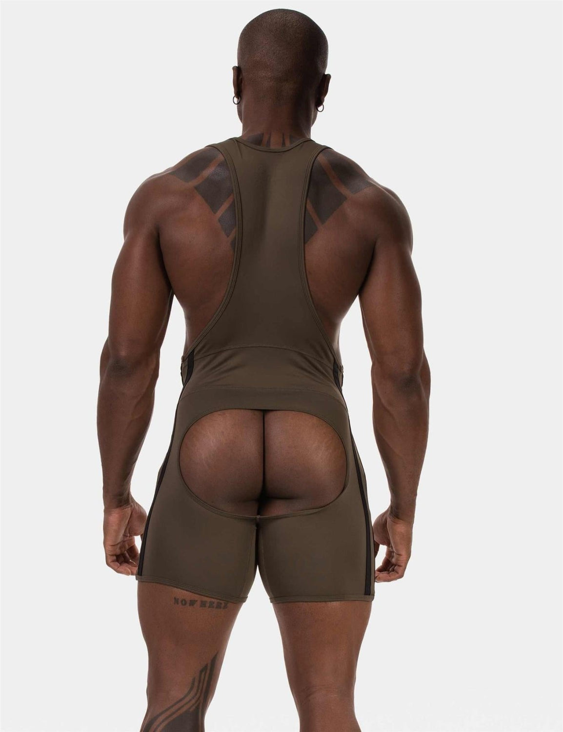 Backless Singlet "Dastin" Dark Army / Black