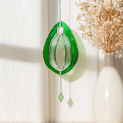 Stained Glass Vagina - Dark green / Light green