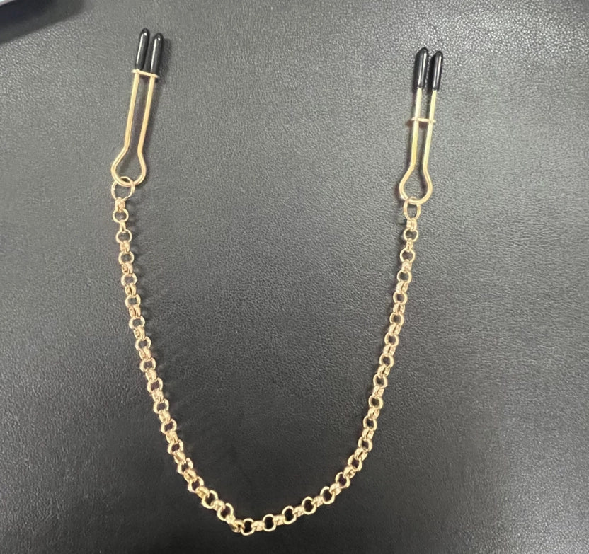 U Shape Tweezer Nipple Clamps with Chain
