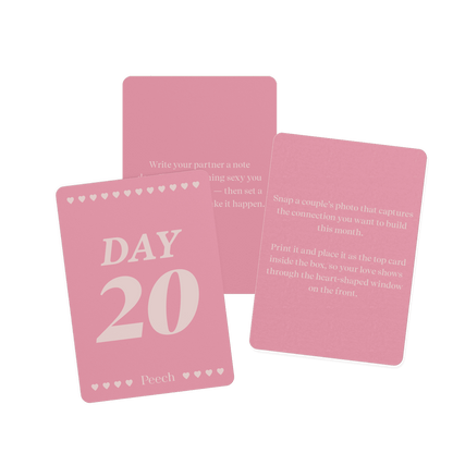 One Month Pleasure Practice Challange Card Game - Solo Game