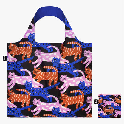 GLITTER POWER Cats Recycled Bag