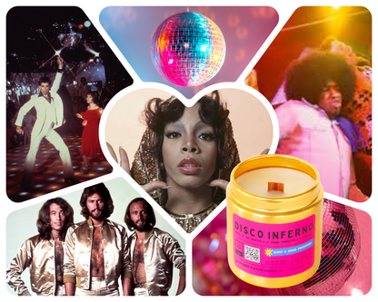 Disco Inferno Playlist Candle