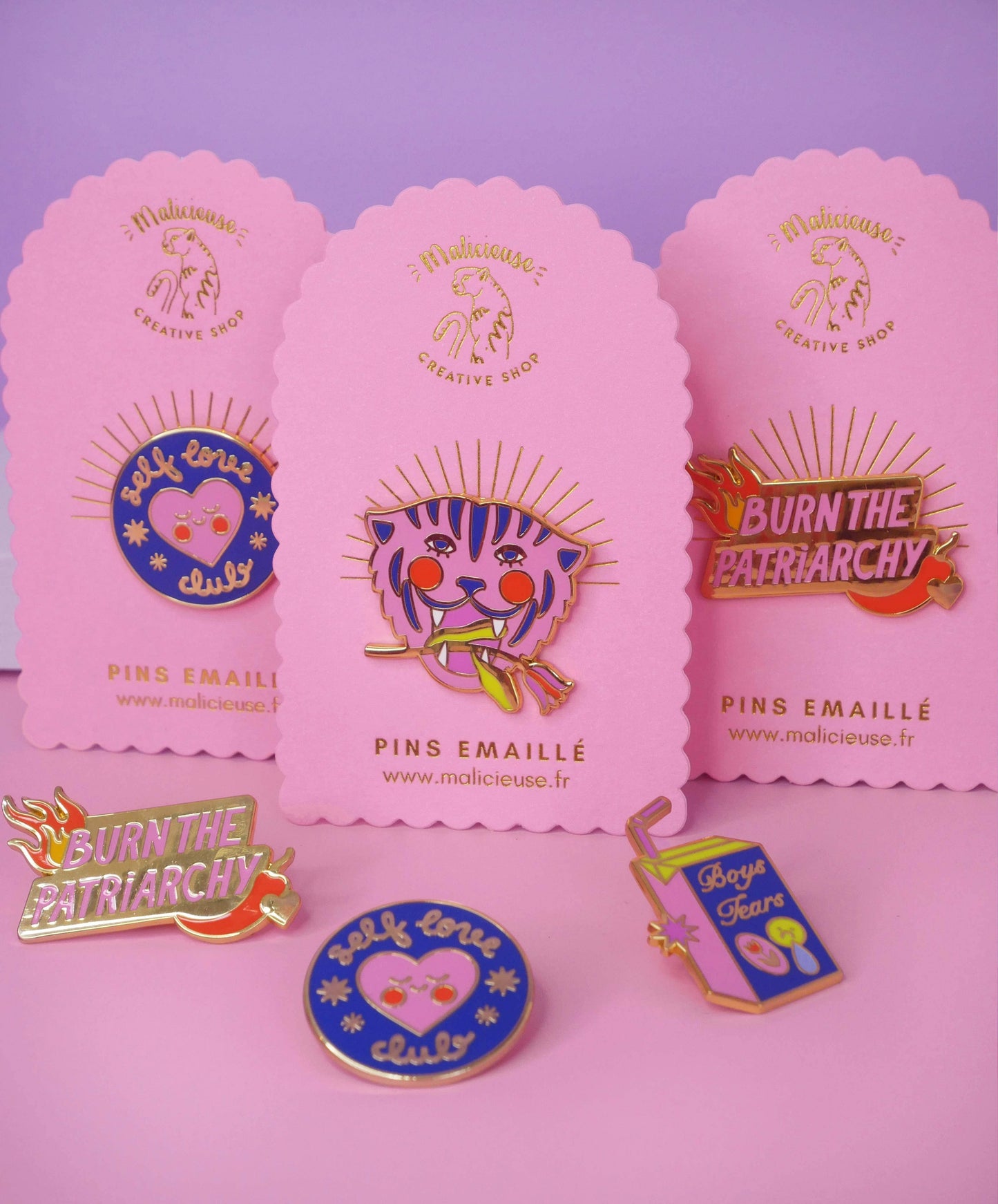 Pin'S Burn The Patriarchy Limistic