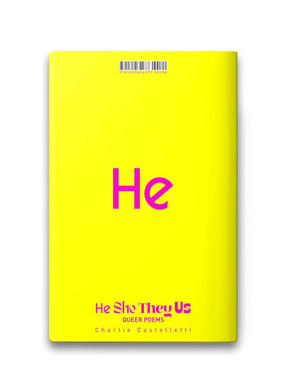 Charlie Castelletti "He, She, They, Us: An Anthology of Queer Poems"