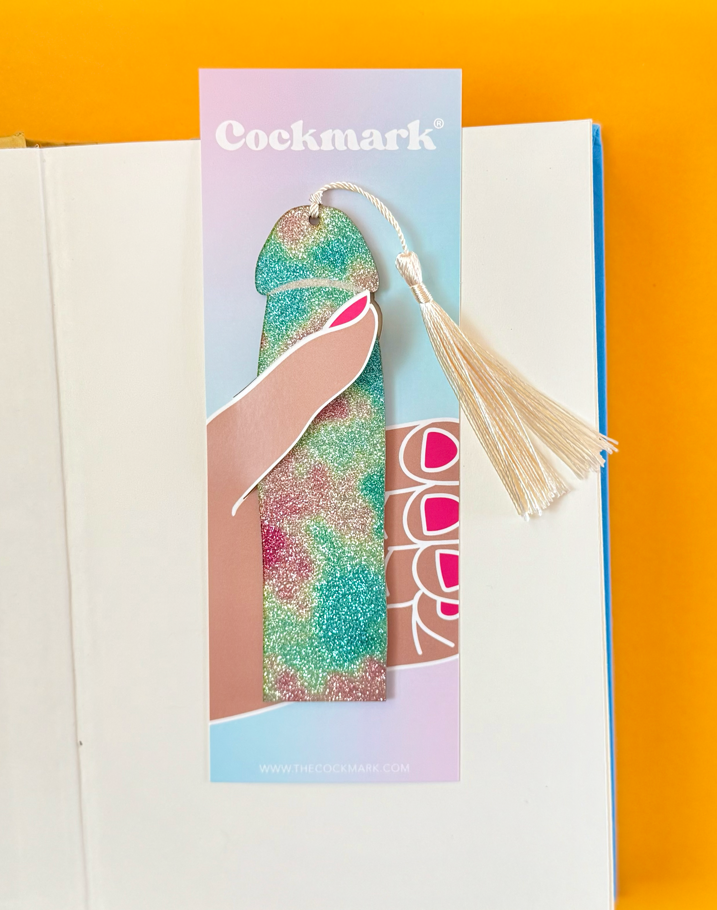 Glitter Cockmark: Creamsicle