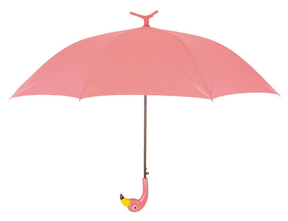 PINK FLAMINGO UMBRELLA