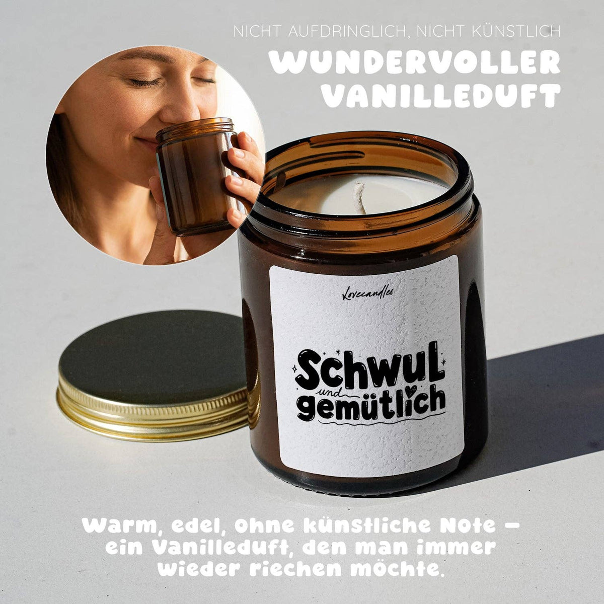 "Schwul und gemütlich"  Scented candle