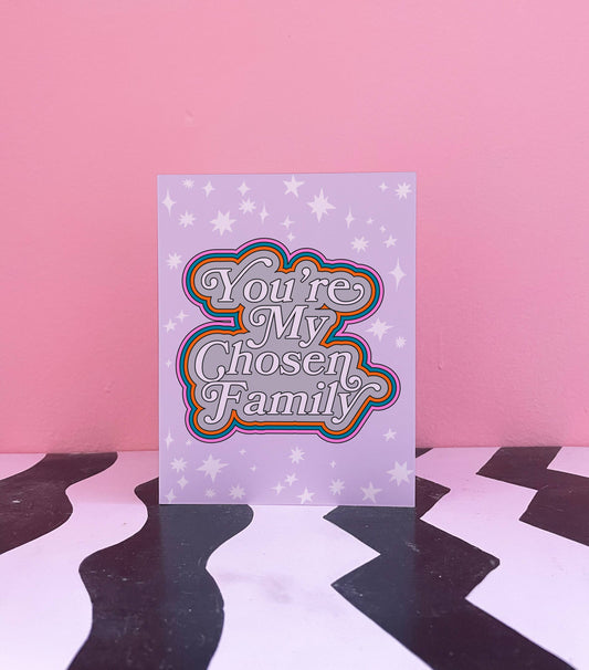 Card - You're My Chosen Family - T*RGET