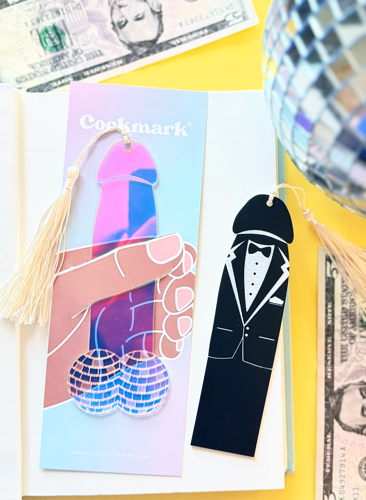 Discoballz Cockmark Bookmark