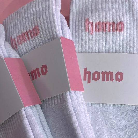 Homo Socks White