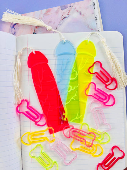 Thundercock Cockmark™ Bookmark: Neon Green