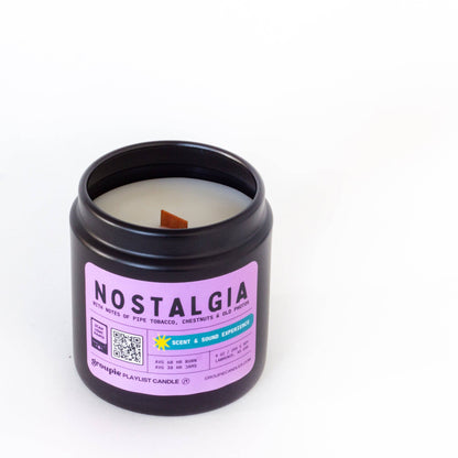 Nostalgia Playlist Candle