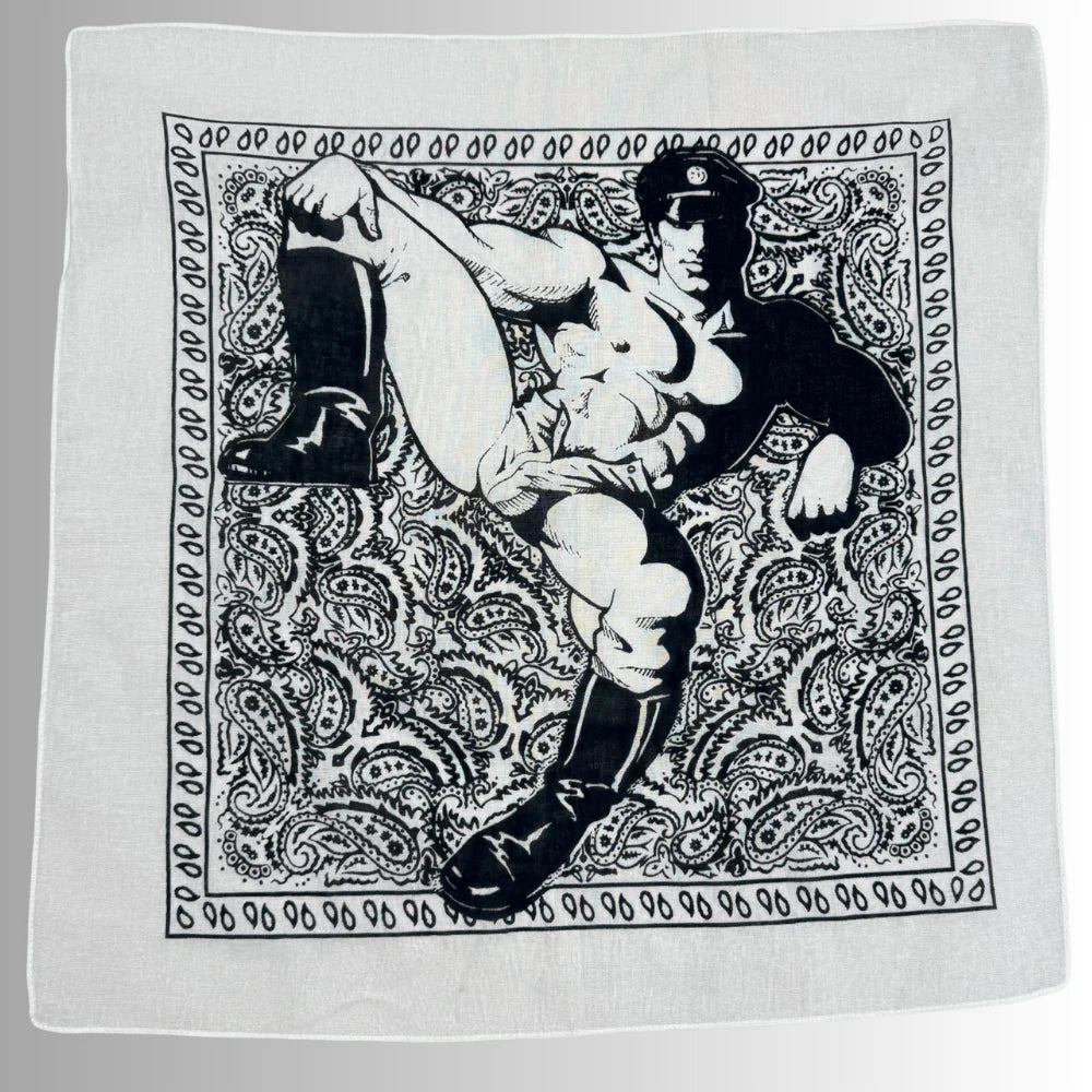 Leather Man Bandana — Art by Dom “Etienne” Orejudos