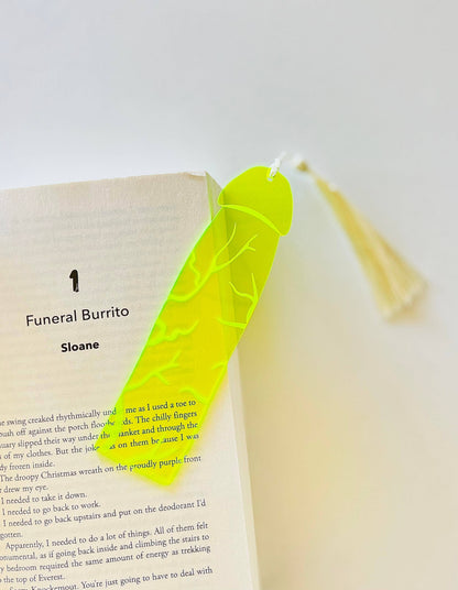 Thundercock Cockmark™ Bookmark: Neon Green