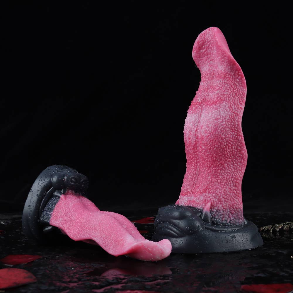 Wolf's Tongue Liquid Silicone Fantasy Dildo