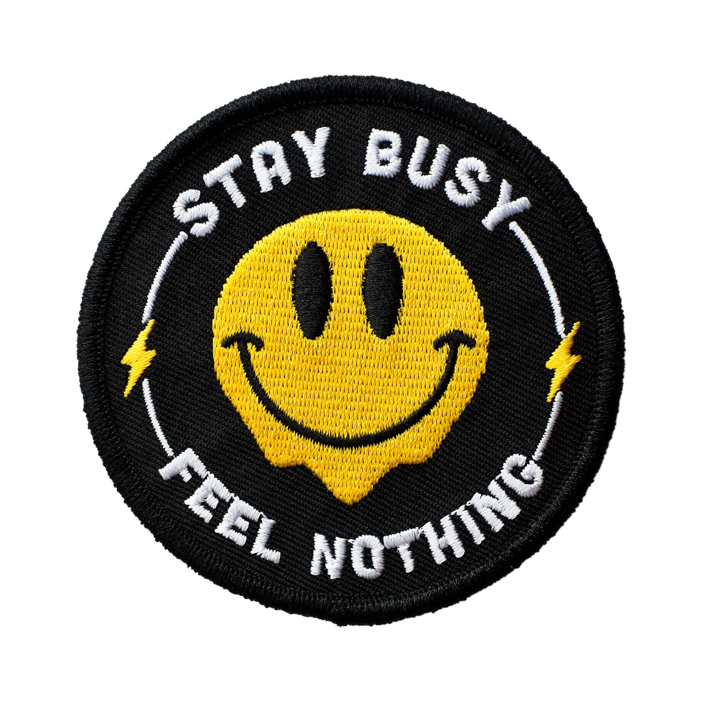 Stay Busy, Feel Nothing (Velcro Patch)