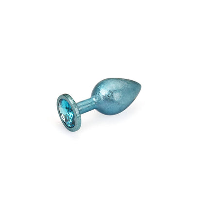 Blue Aluminum Alloy Butt Plug