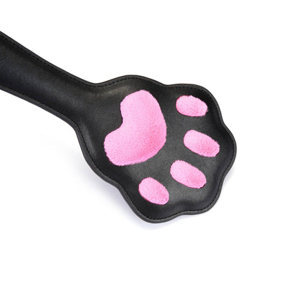 The Sensory Cushion Paddle - Plush Paw & Crimson Heart: Pink