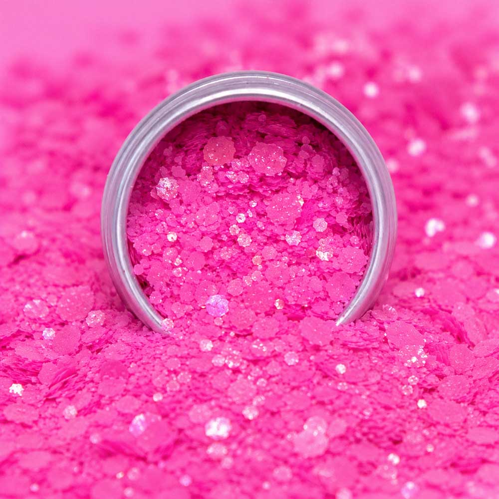 Neon Pink Glitter