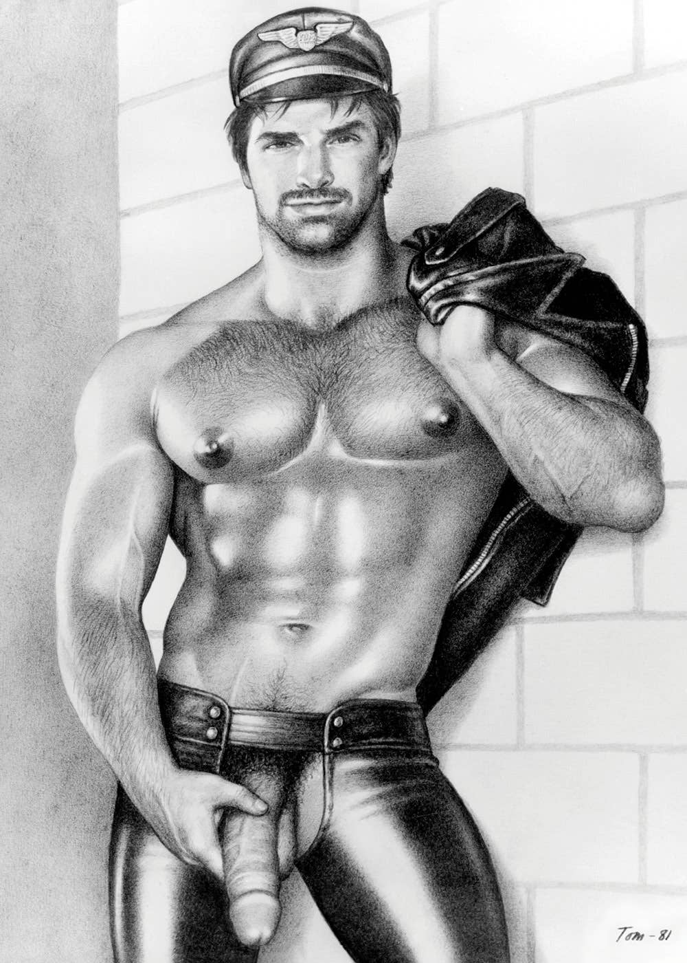 Tom of Finland Classic - Single Postcard