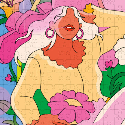 "Together We Bloom" Puzzle | Illustration: Lisa Tegtmeier