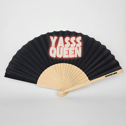 Small Folding Wood Hand Fan – Yasss Queen
