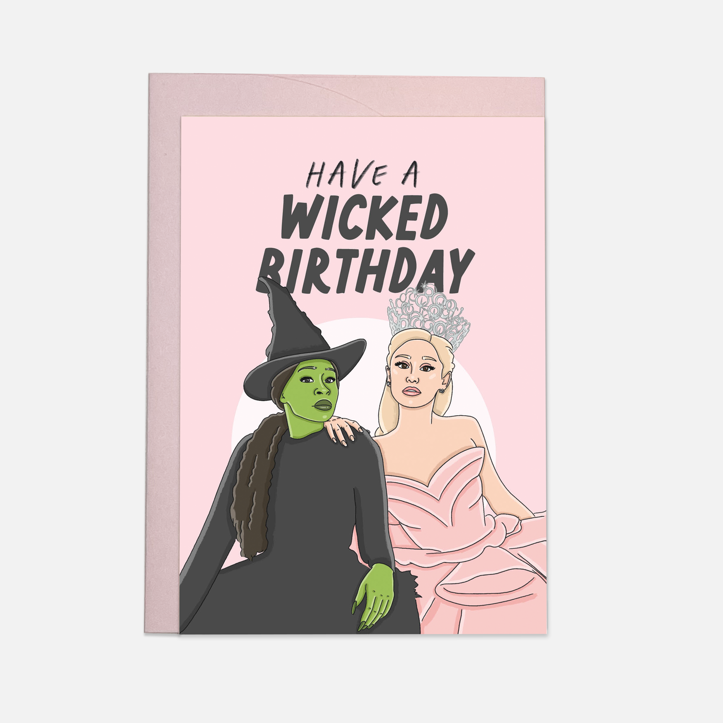 Witchy Birthday - Greeting Card: Double folded