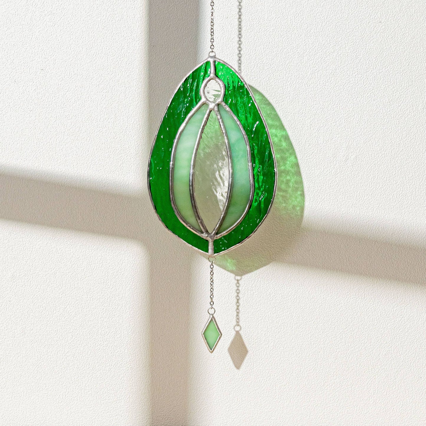 Stained Glass Vagina - Dark green / Light green