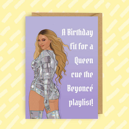 Beyonce Birthday card | Renaissance Tour | Cards for her: Happy Birthday