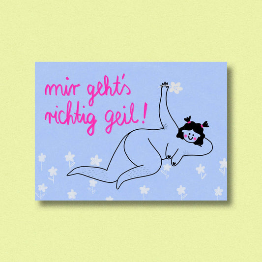 Postcard I'm doing really great