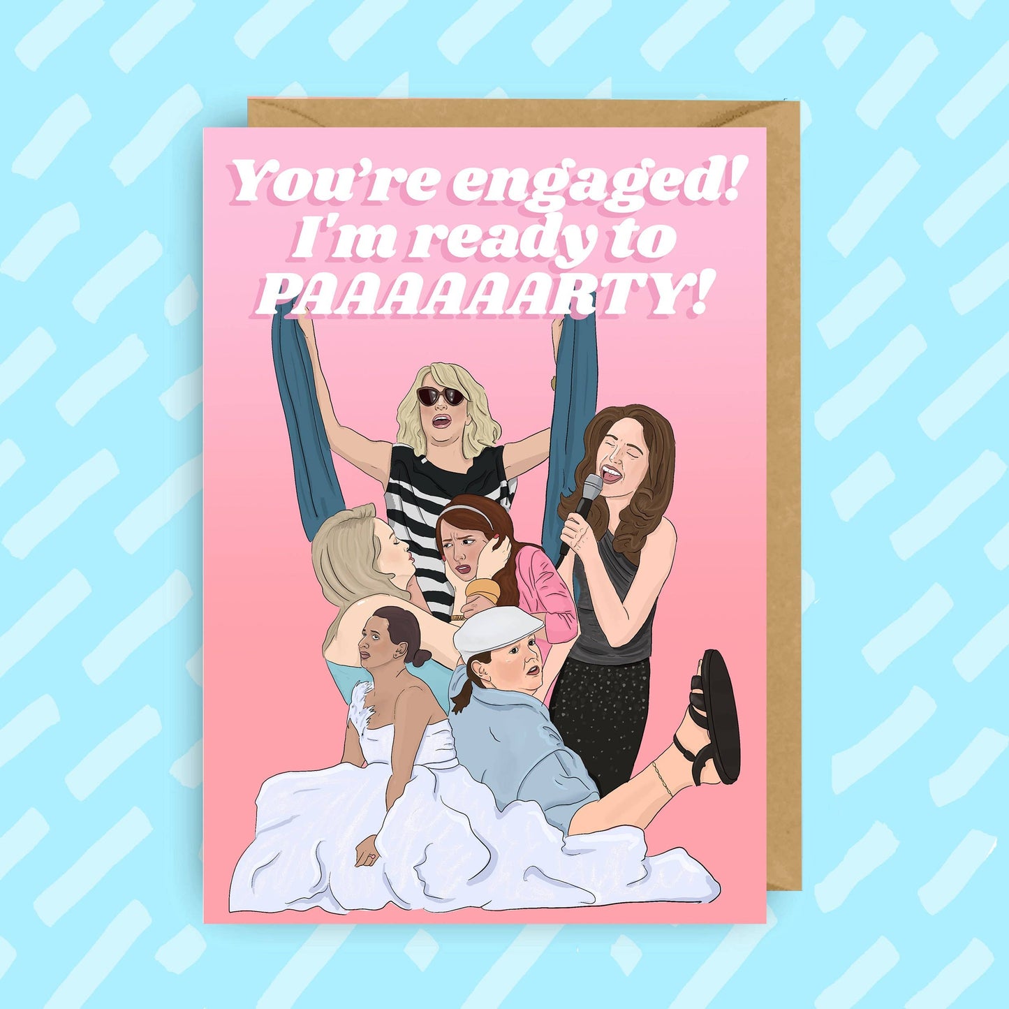 Engagement: Bridesmaids Funny Engagement Card | Movie