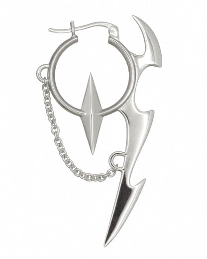 CHAIN CUTLASS EARRING