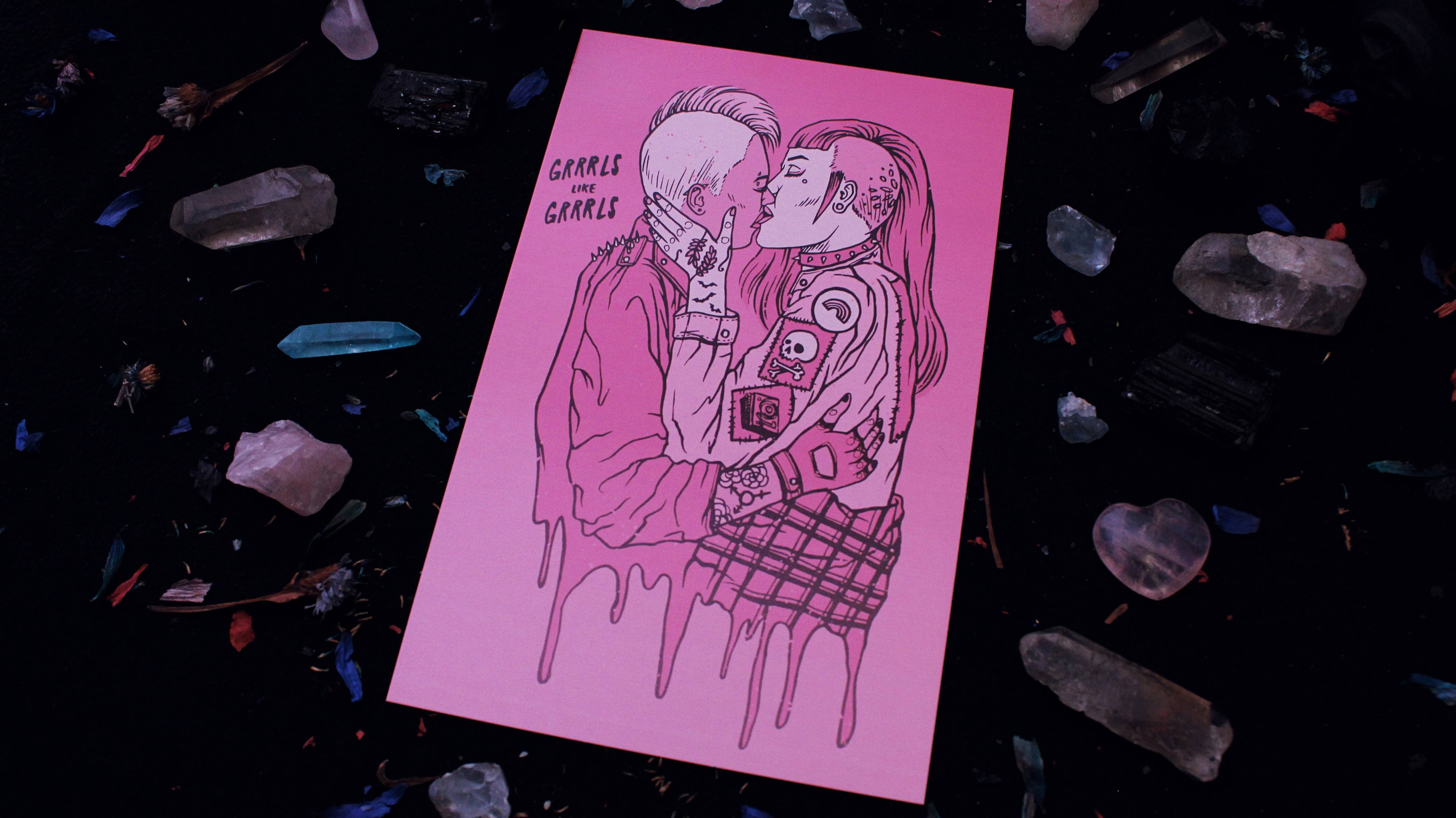Grrrls Like Grrrls 5.5" x 8.5" Print