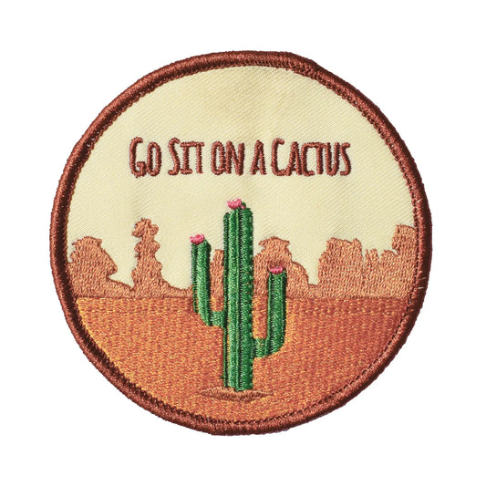 Go Sit On A Cactus (Iron-On Patch)