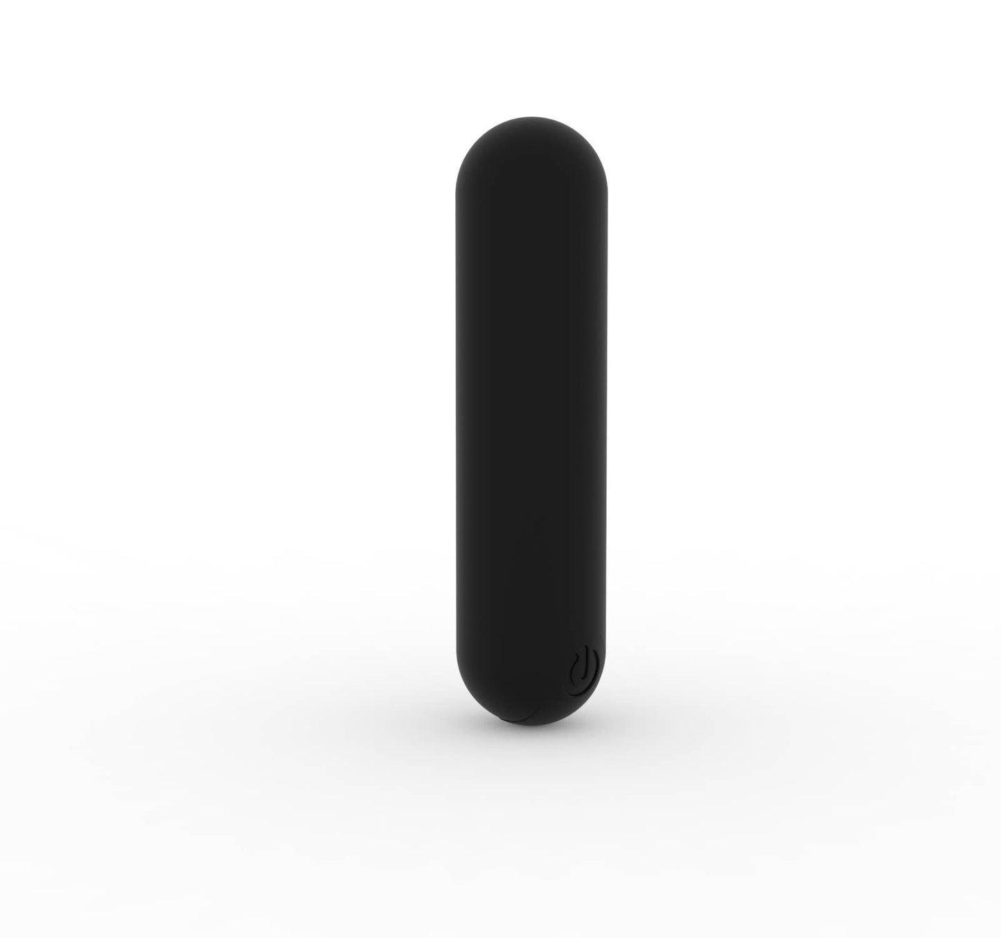 Dynamic Rainbow Silicone Bullet Vibrator - Black