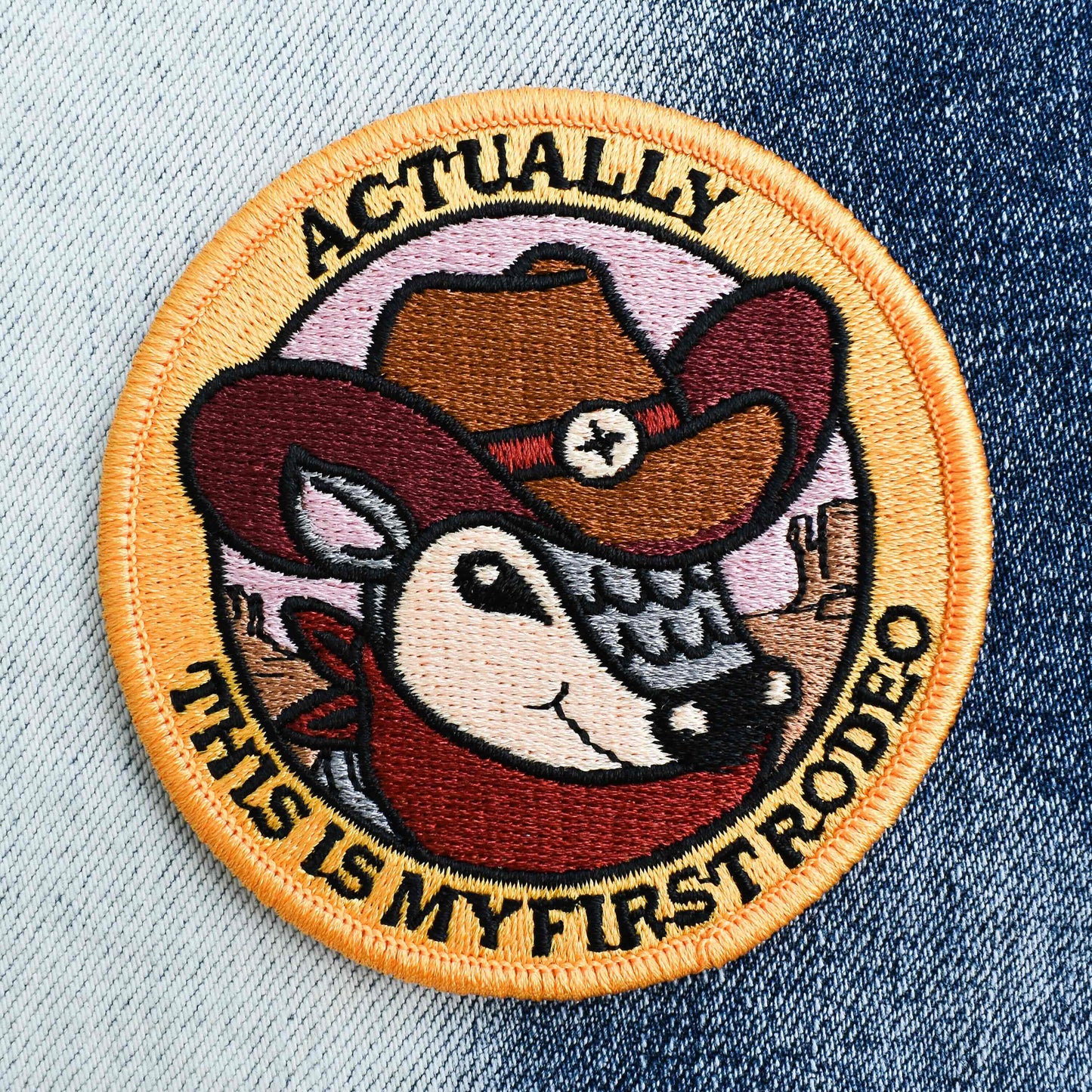 Actually, This is My First Rodeo (Iron-On Patch)