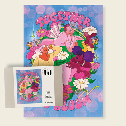 "Together We Bloom" Puzzle | Illustration: Lisa Tegtmeier