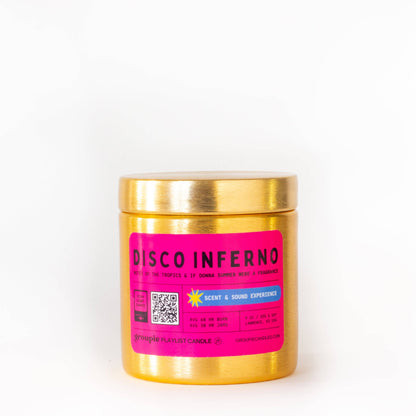 Disco Inferno Playlist Candle