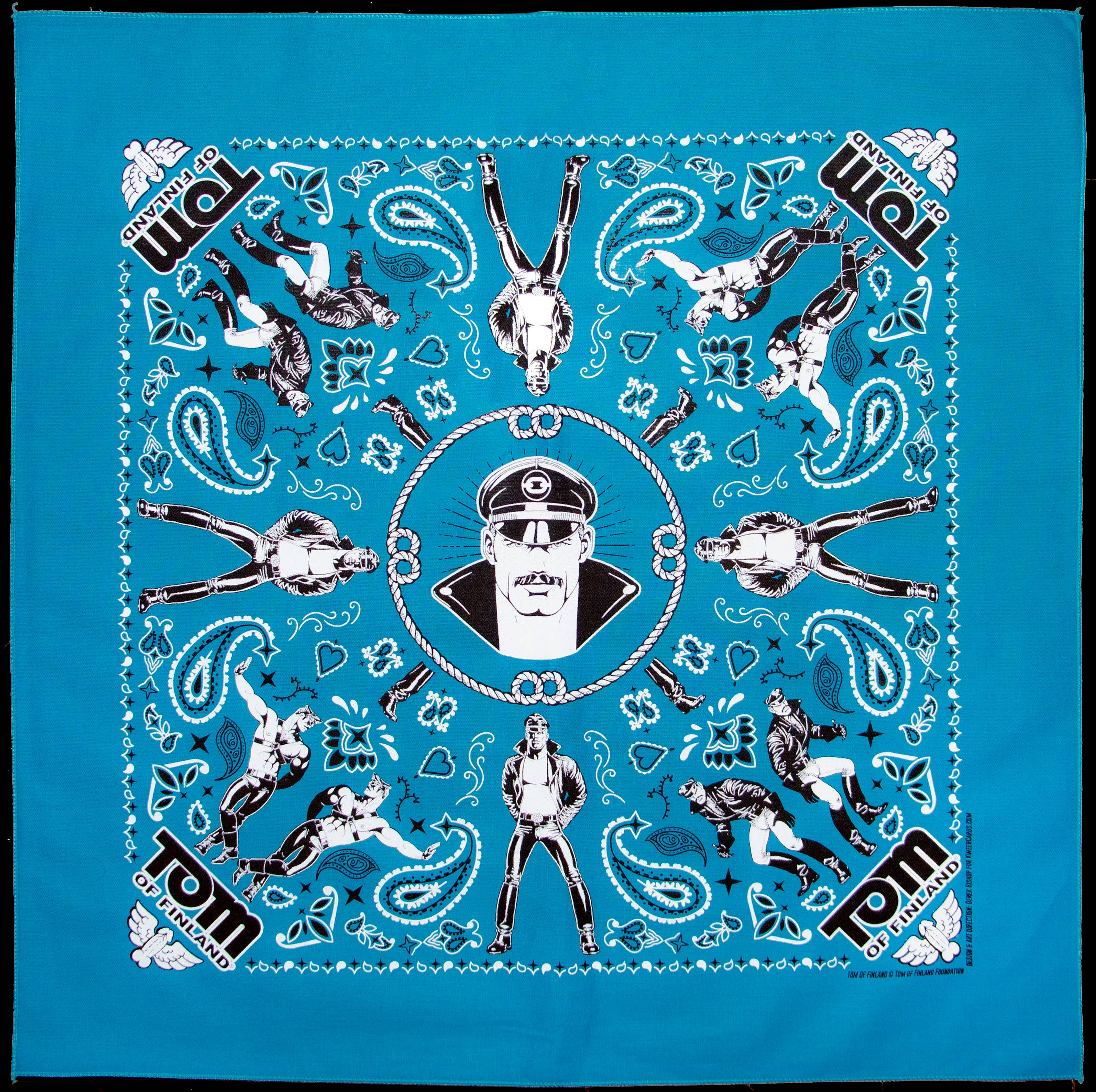 Tom of Finland Bandanas Facemask (Gay Queer LGBT): Gold