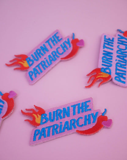 Iron-On Patch Burn Patriarchy
